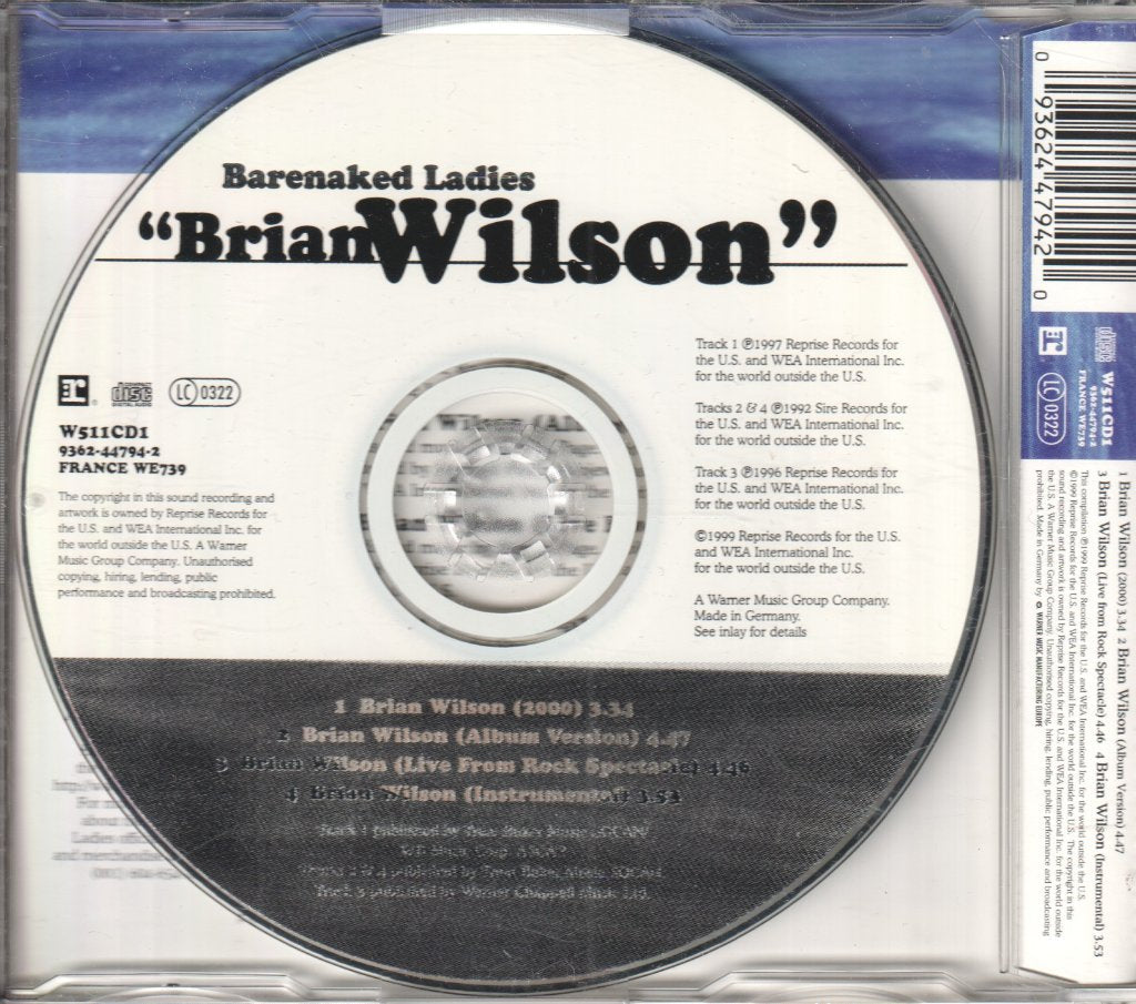 Barenaked Ladies - Brian Wilson - Cd