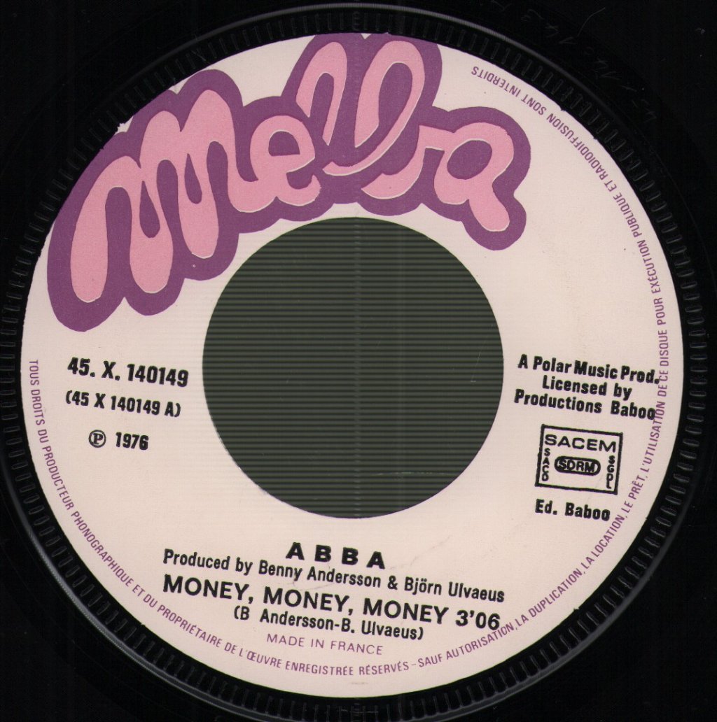 ABBA - Money Money Money - 7 Inch