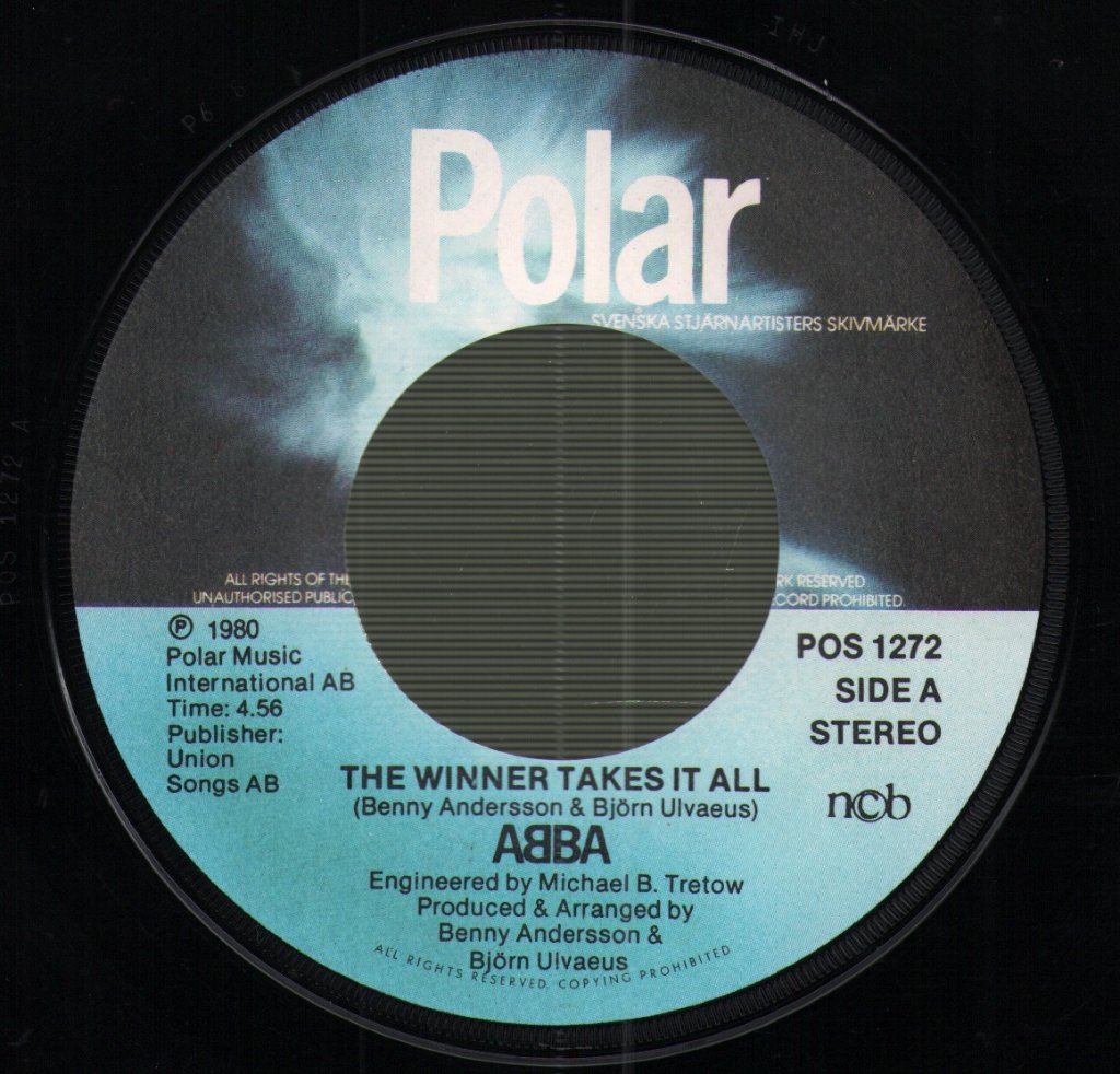 ABBA - Winner Takes It All / Elaine - 7 Inch