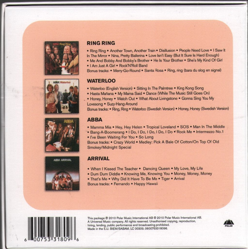 ABBA - 4 Original Albums - Cd Set