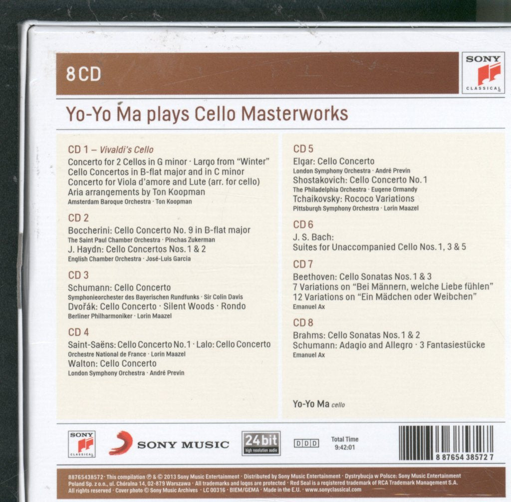 Yo Yo Ma - Plays Cello Masterworks - Cd Set