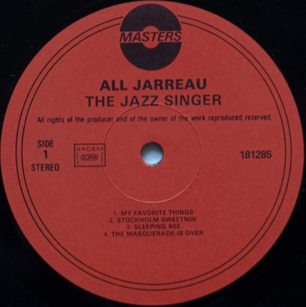 Al Jarreau - Jazz Singer - Lp