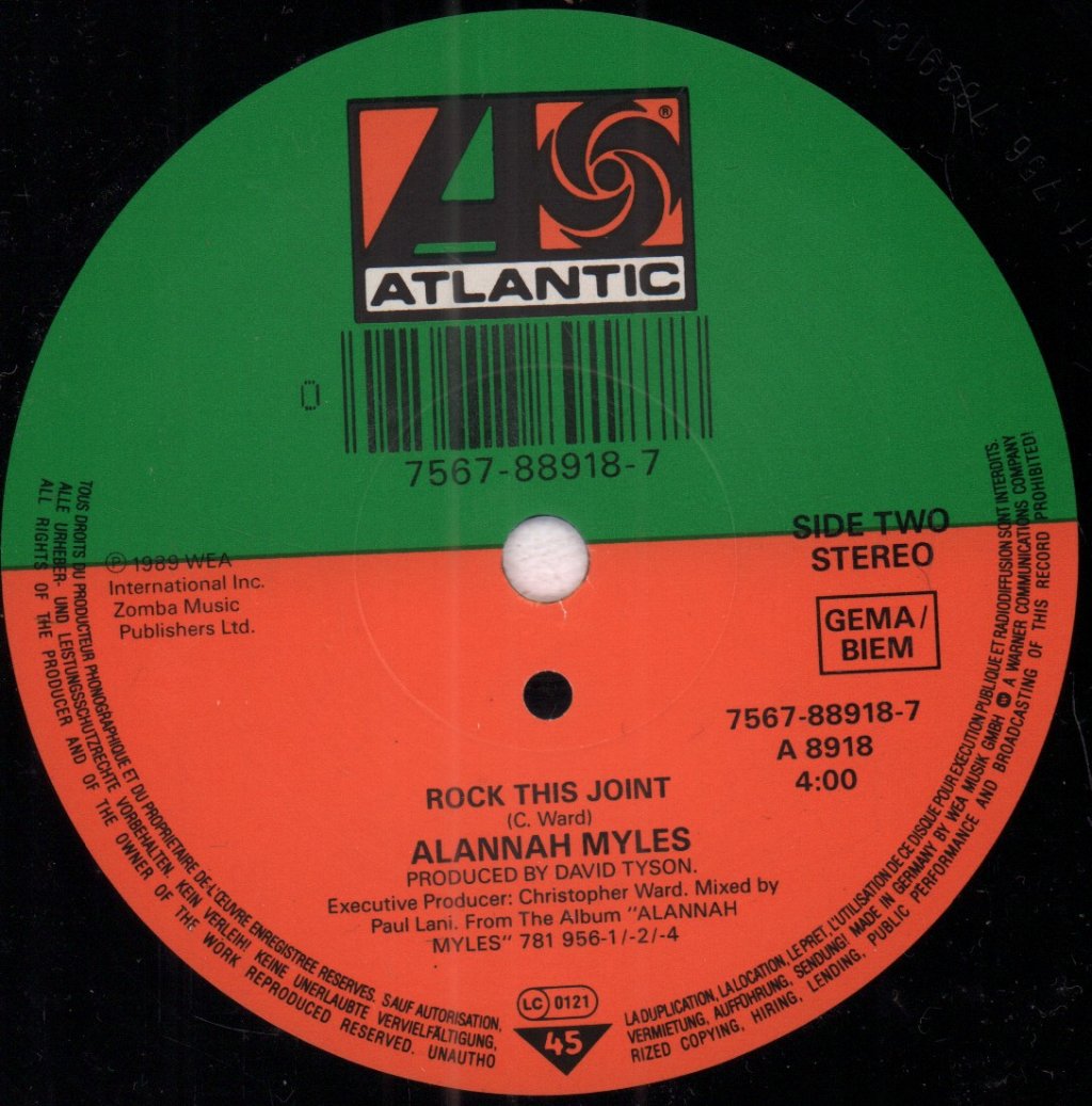 Alannah Myles - Love Is - 7 Inch