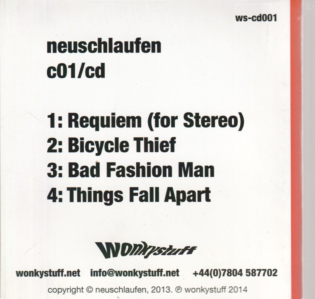 Neuschlaufen - C01 / Cd - Cdr