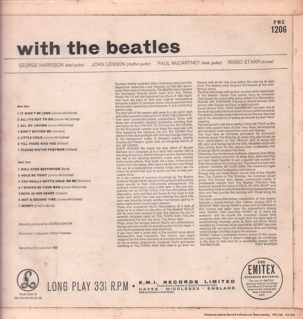 Beatles - With The - Lp