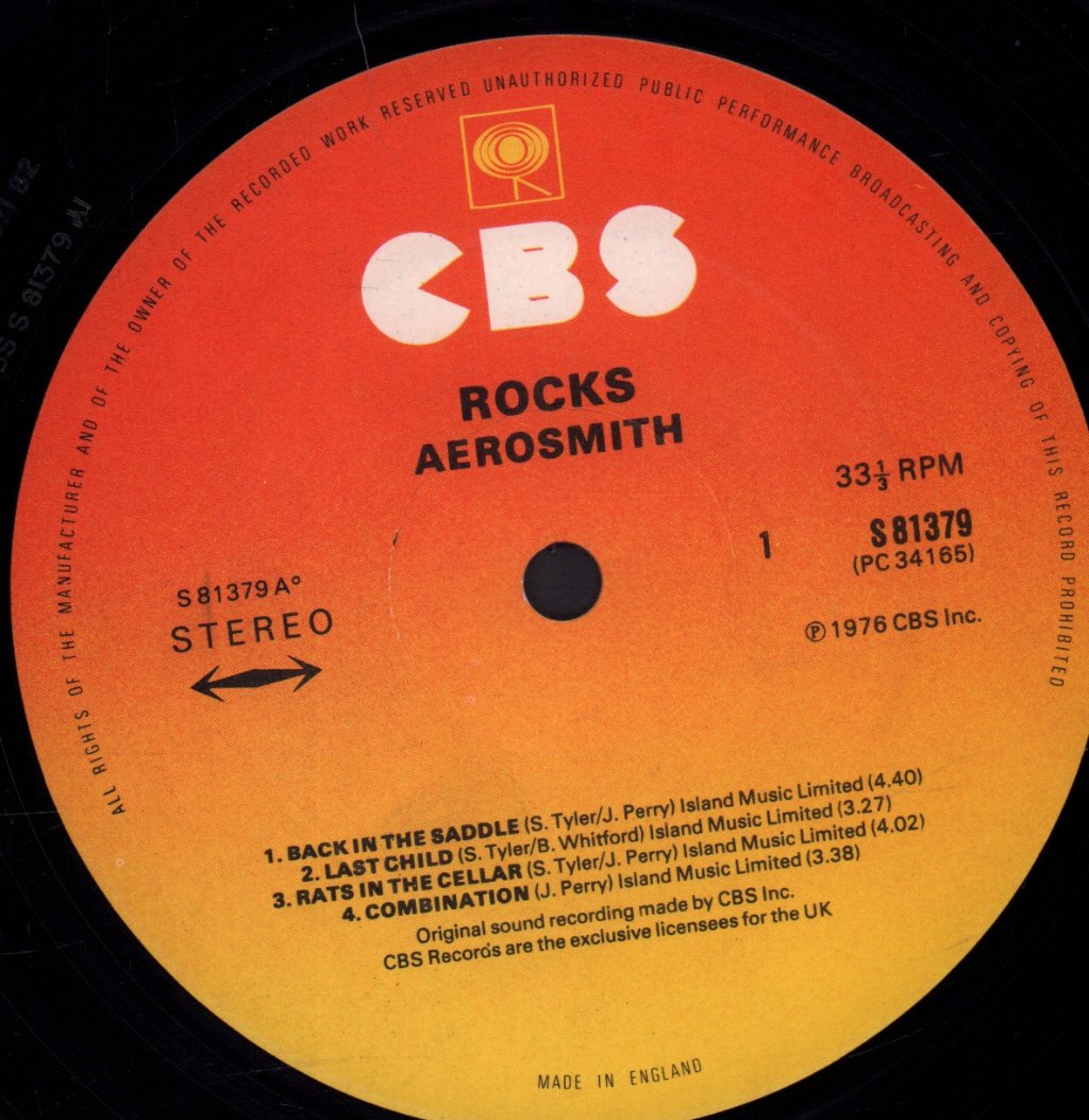 Aerosmith - Rocks - Lp