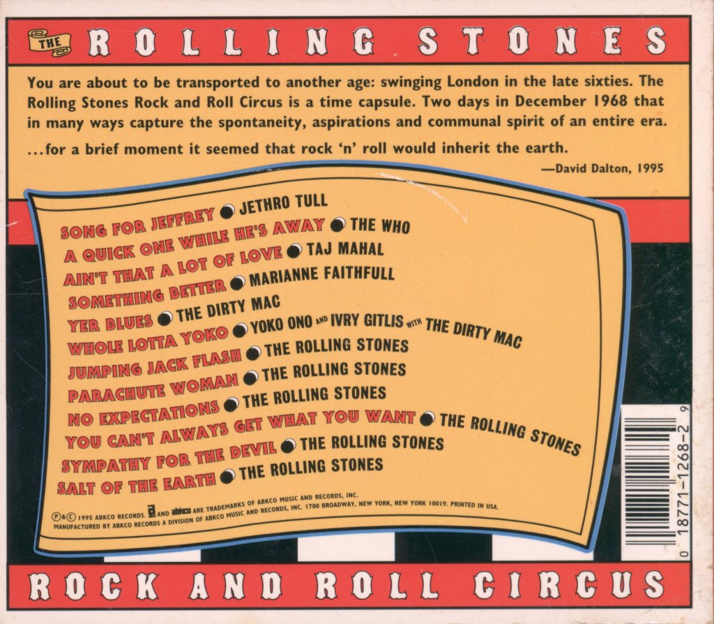 Rolling Stones - Rolling Stones Rock And Roll Circus - Cd