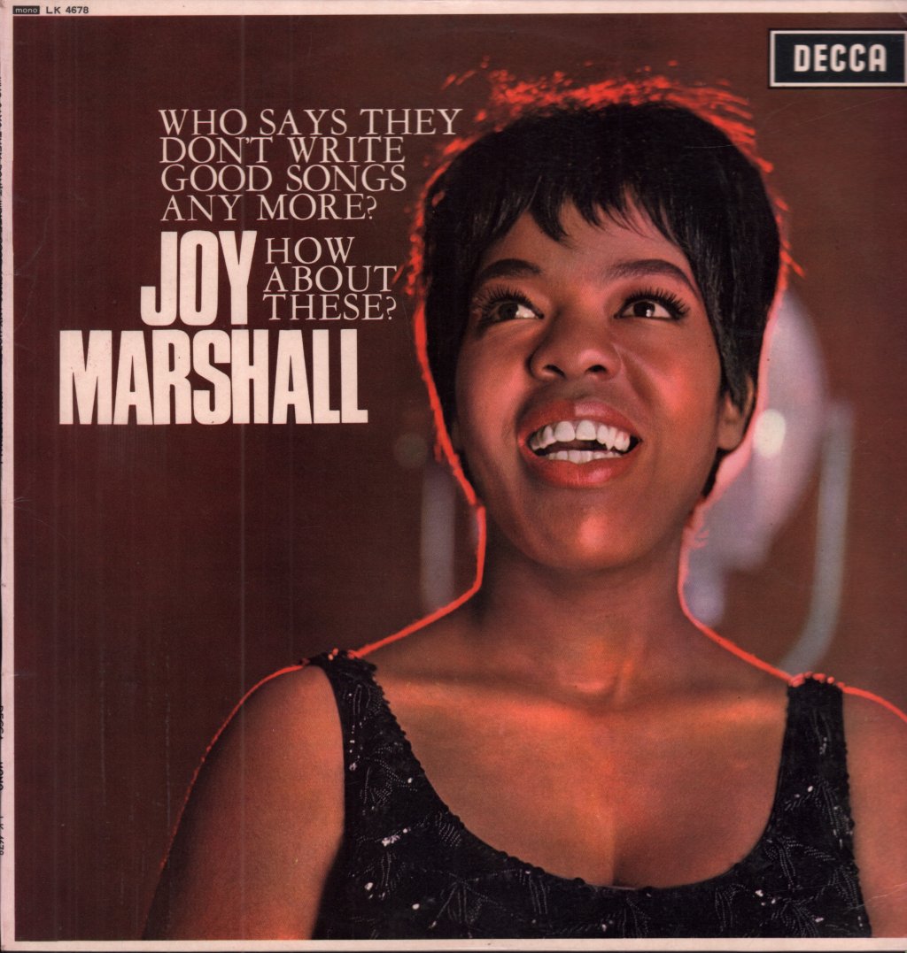 Joy Marshall - Who Says They Don't Write Good Songs Anymore - Lp