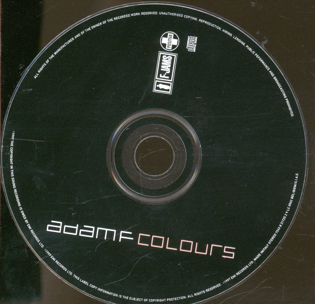 Adam F - Colours - Cd