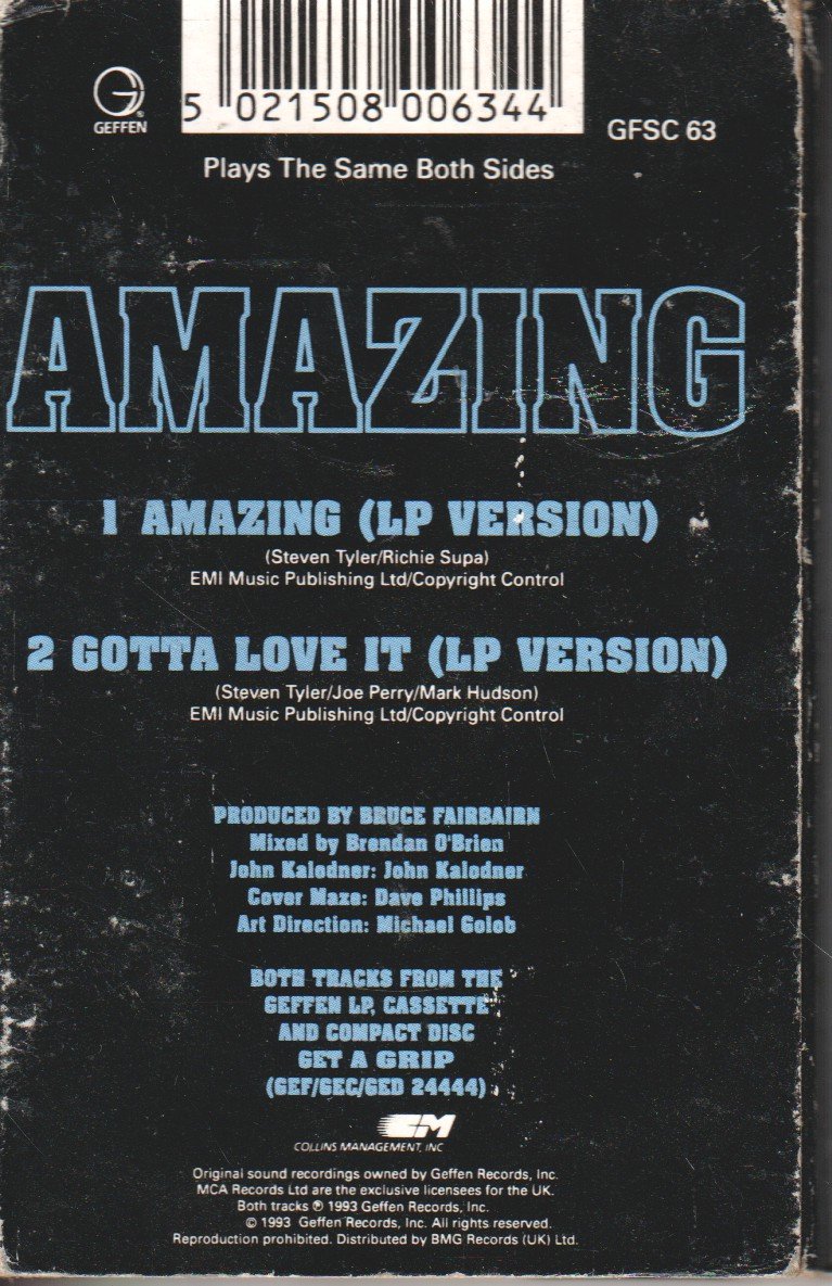 Aerosmith - Amazing - Cassette