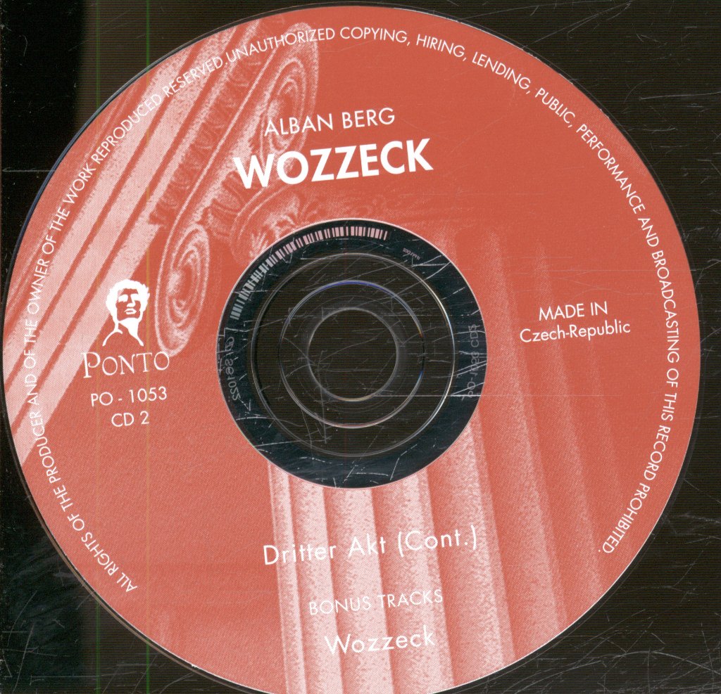 Alban Berg, Tito Gobbi, Italo Tajo - Wozzeck (1954) - Double Cd