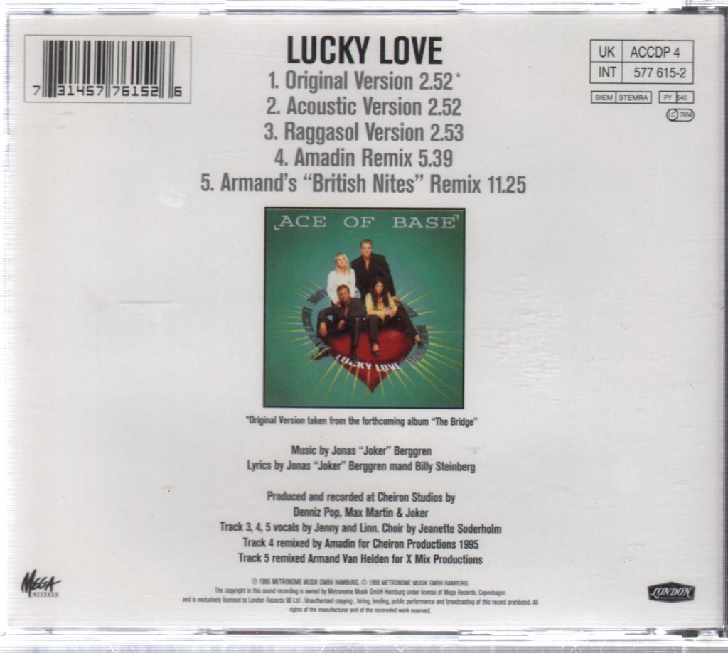 Ace Of Base - Lucky Love - Cd