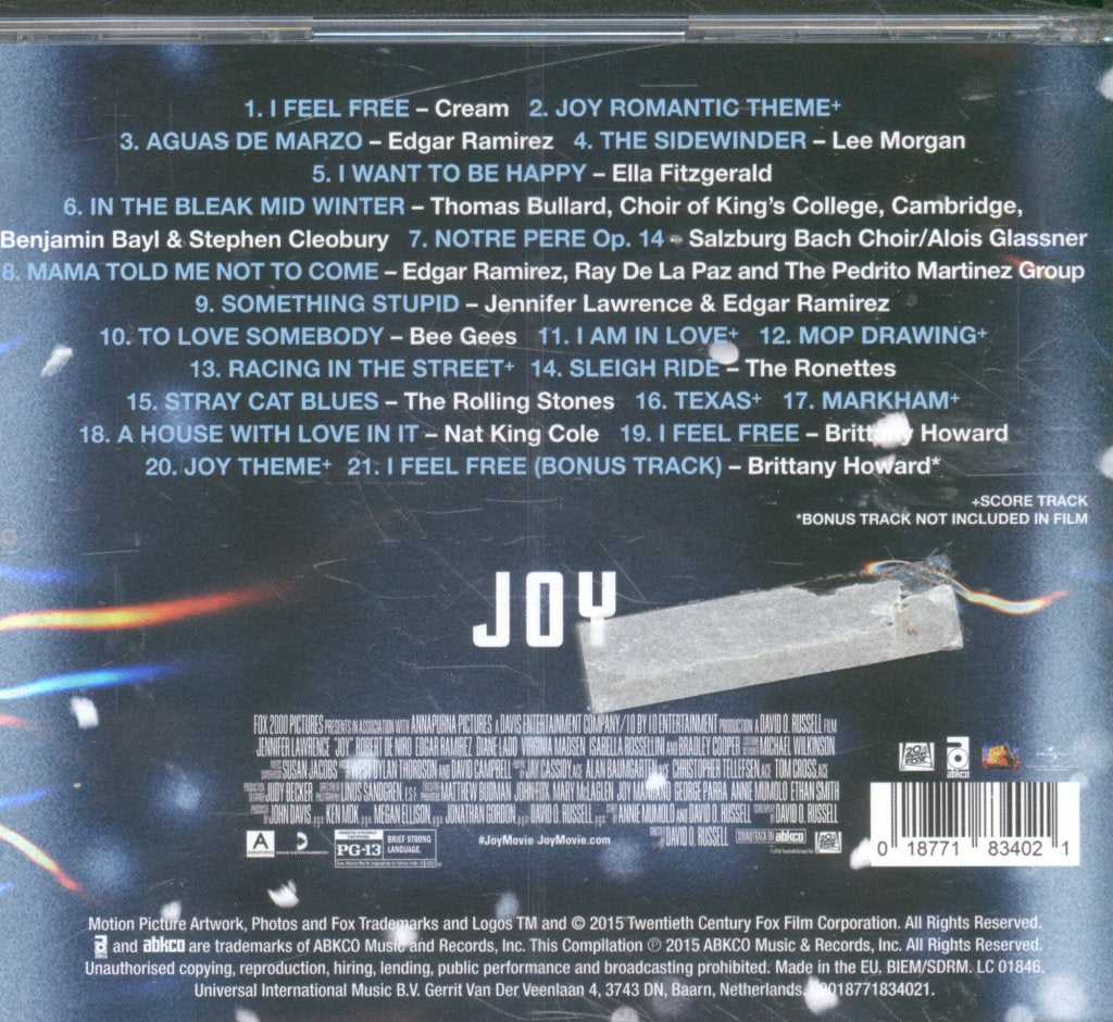 Various Artists - Music From The Motion Picture Joy - Cd