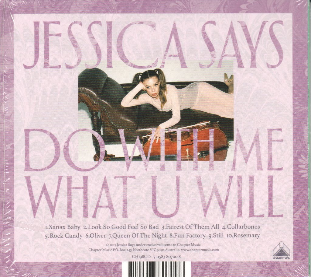 Jessica Says - Do With Me What U Will - Cd