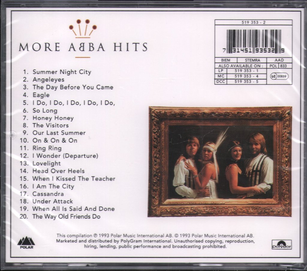 ABBA - More ABBA Gold (More ABBA Hits) - Cd