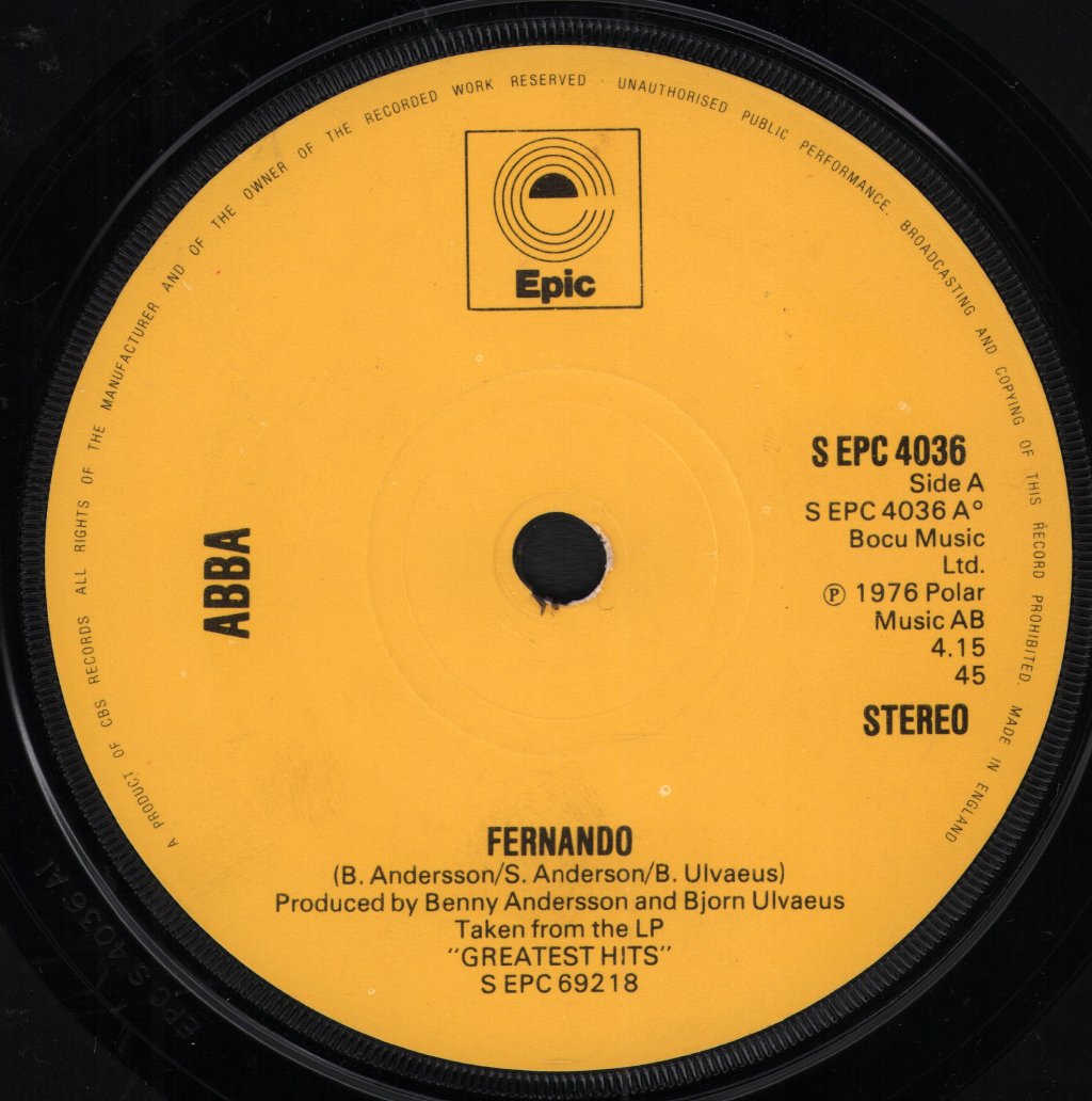 ABBA - Fernando - 7 Inch