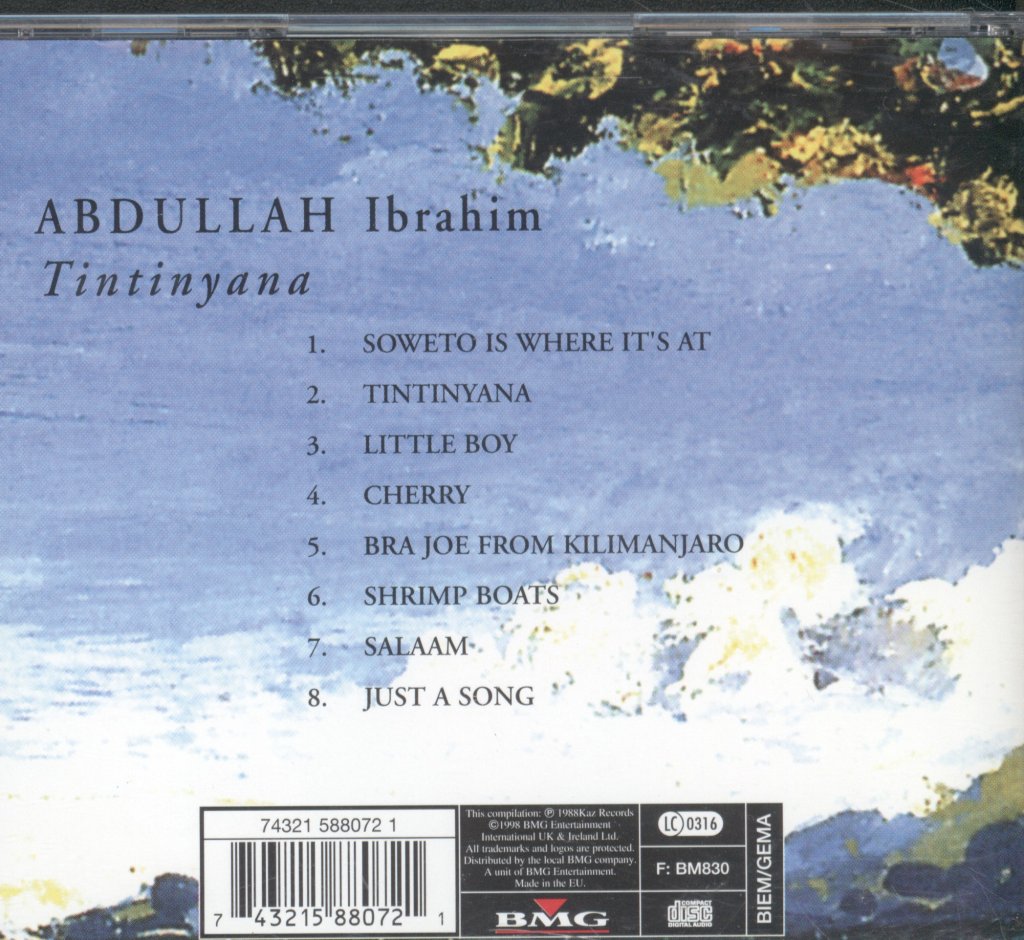 Abdullah Ibrahim - Tintinyana - Cd