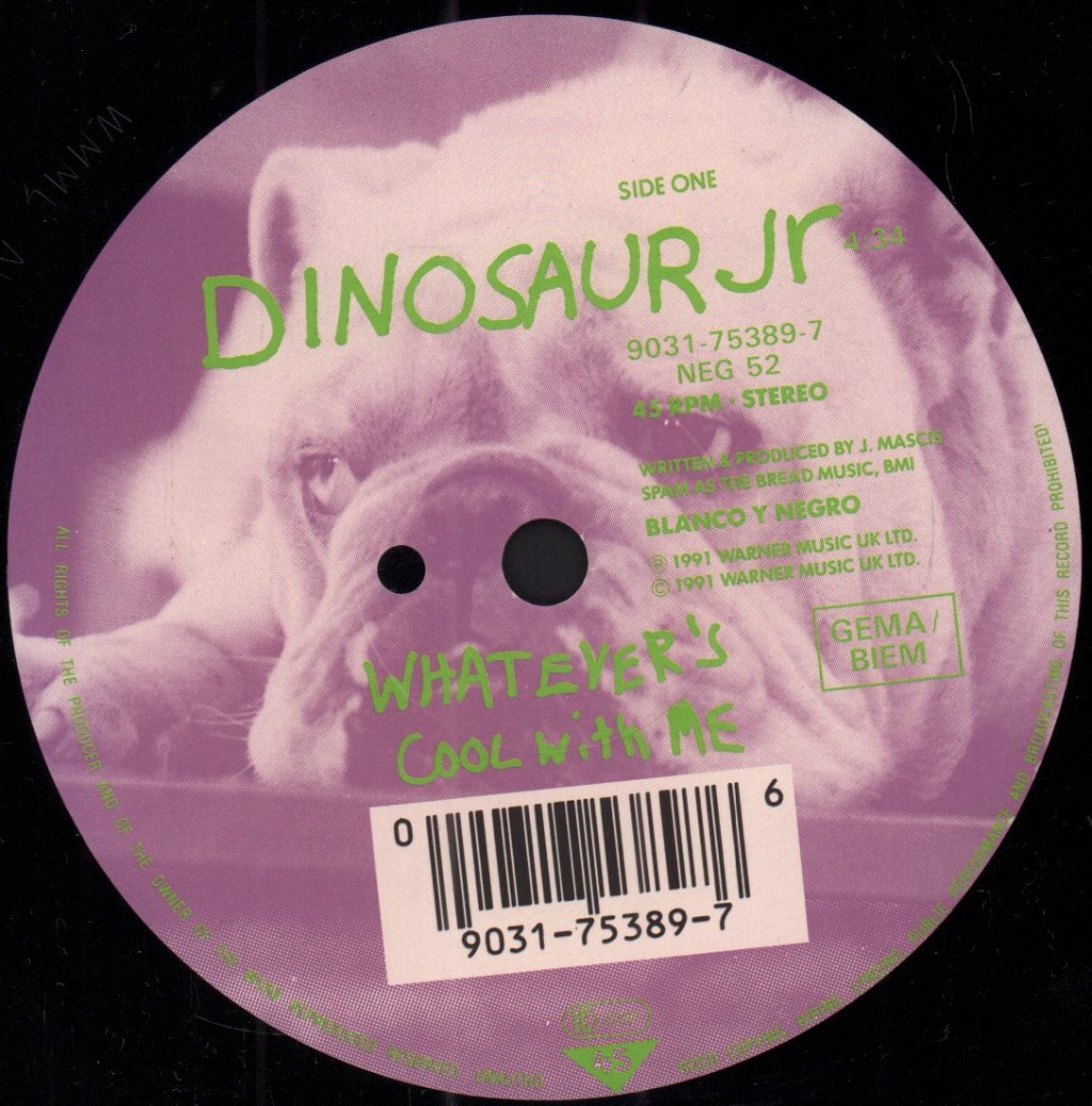 Dinosaur Jr - Whatever's Cool With Me - 7 Inch