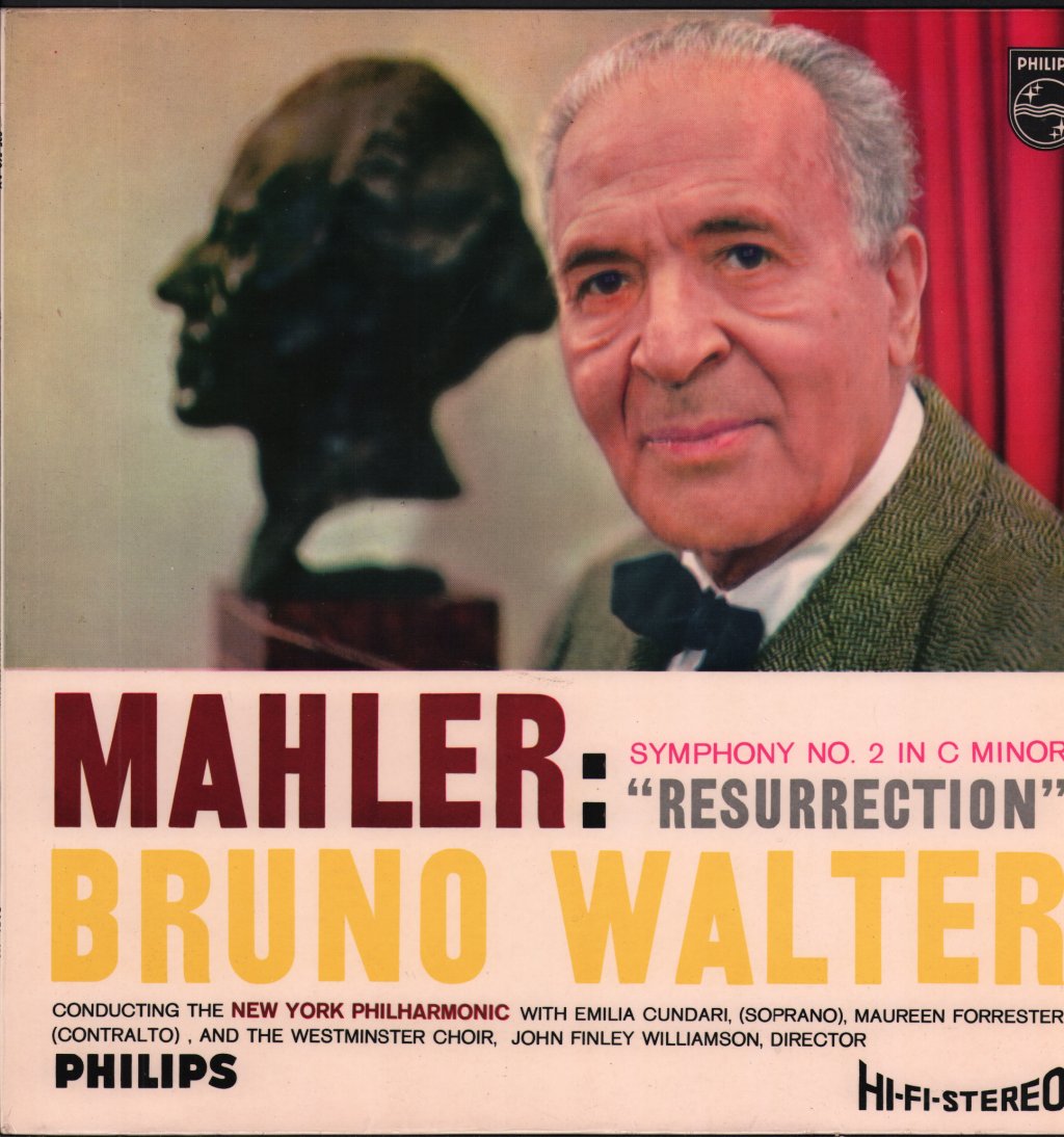 Bruno Walter / New York Philharmonic / Emilia Cundari / Maureen Forrester / Westminster Choir / John Finley Williamson - Mahler - Symphony No.2 In C Minor ''Resurrection'' - Double Lp