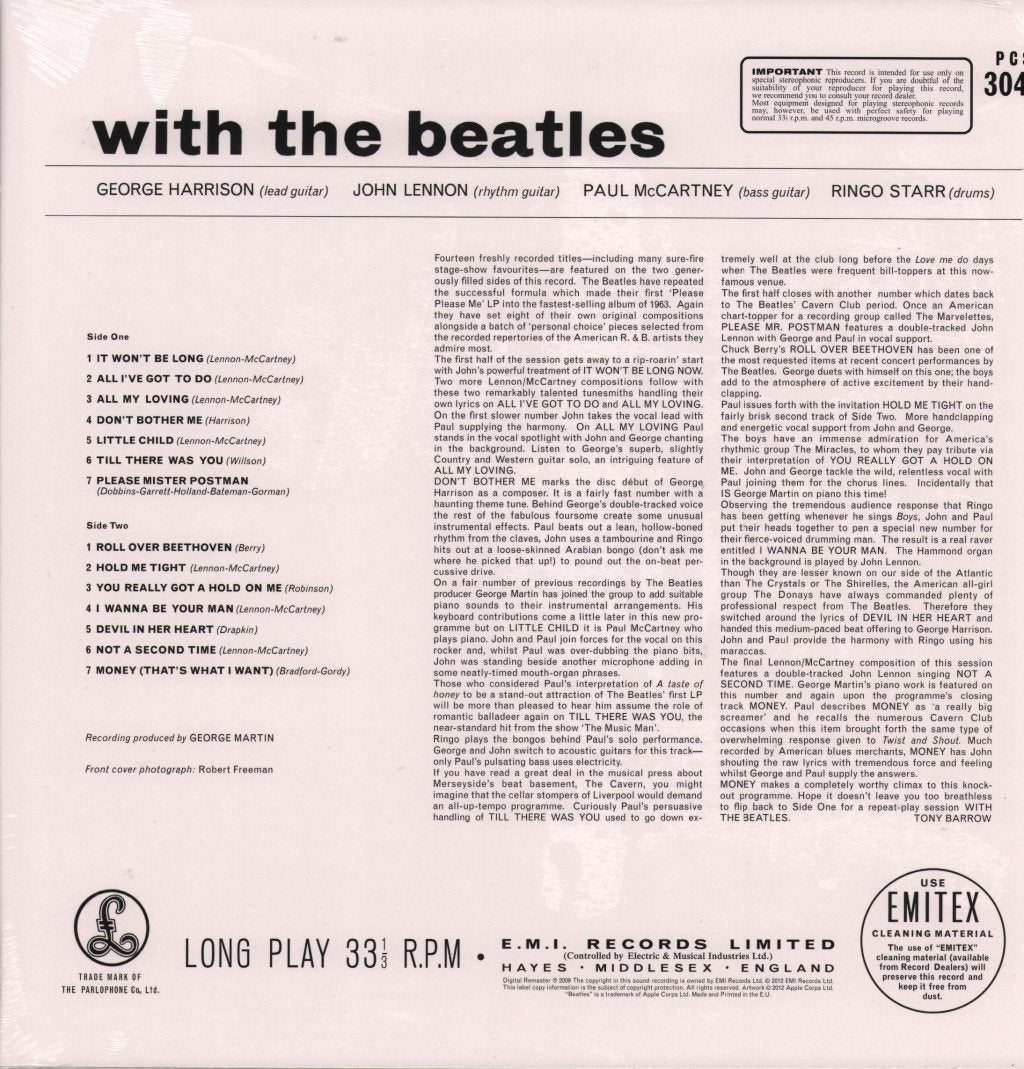 Beatles - With The Beatles - Lp