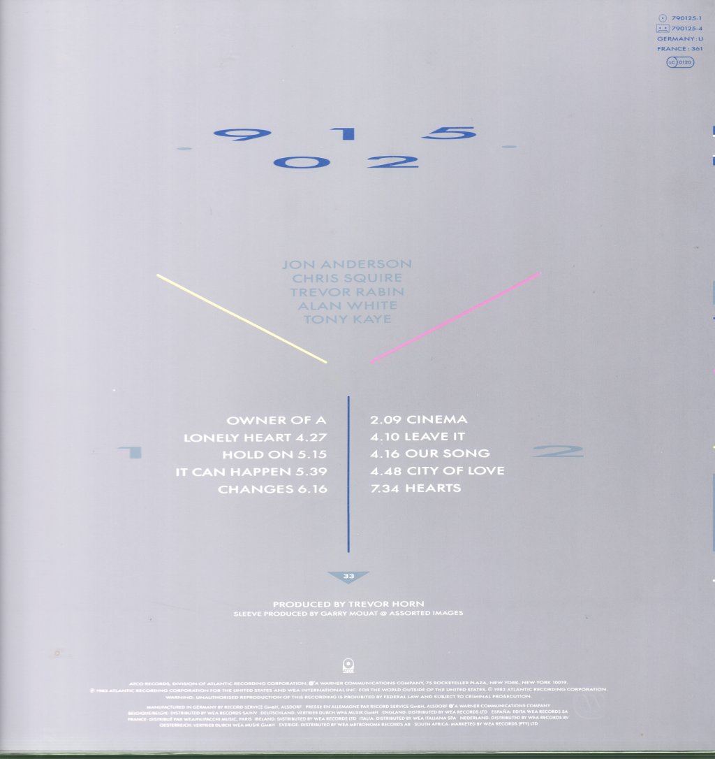 Yes - 90125 - Lp