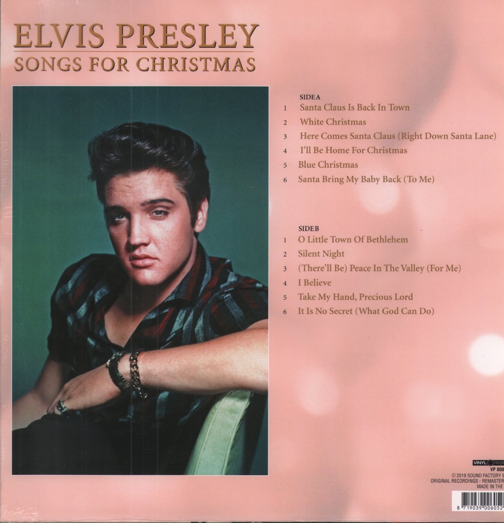 Elvis Presley - Songs For Christmas - Lp