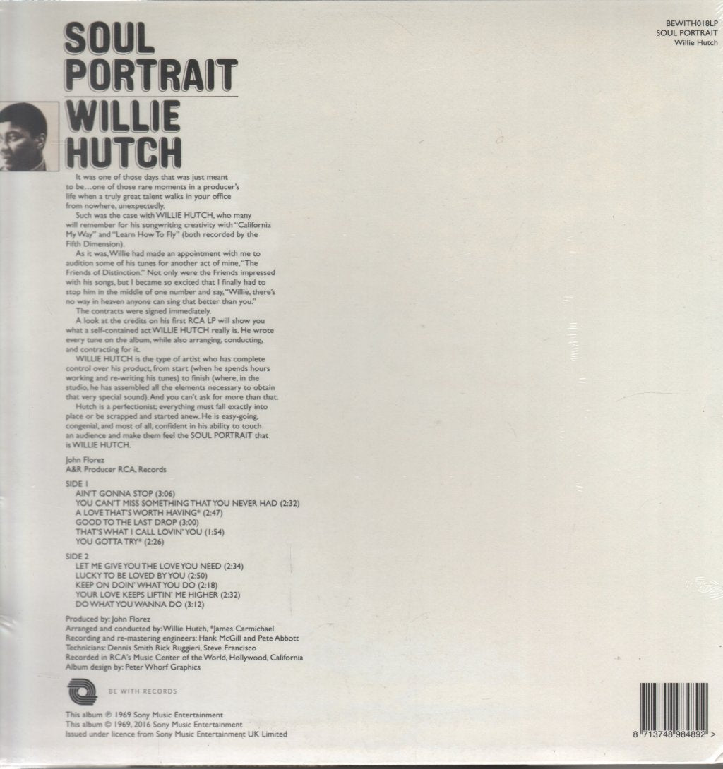 Willie Hutch - Soul Portrait - Lp