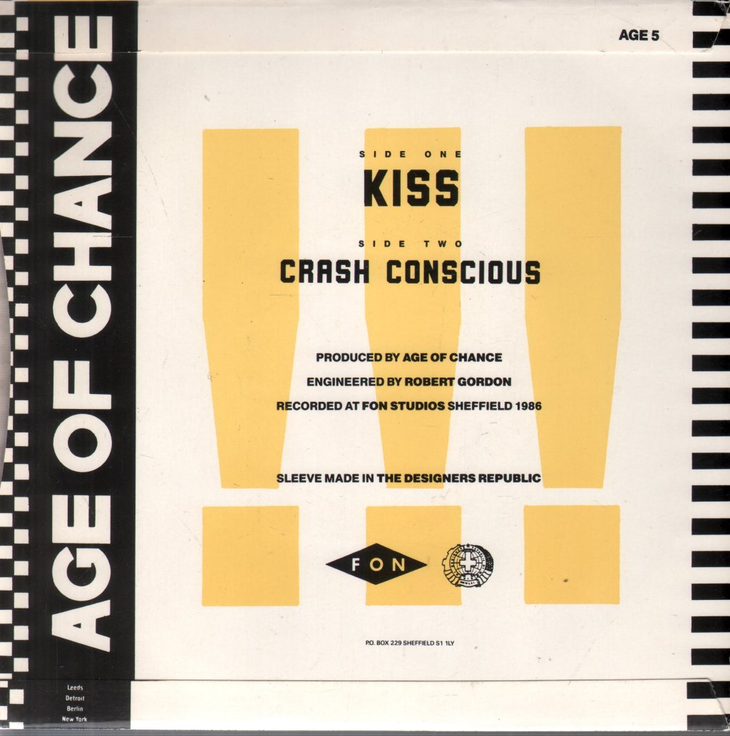 Age Of Chance - Kiss - 7 Inch