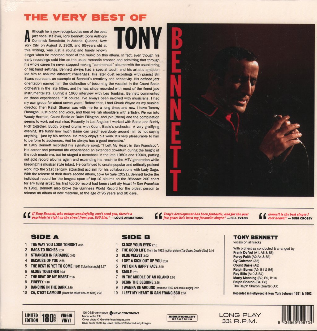 Tony Bennett - Very Best of - Lp