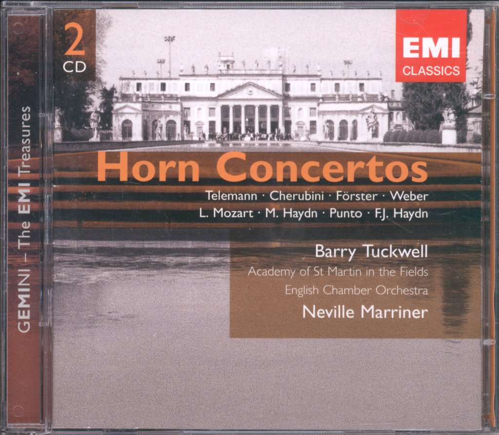 Academy Of St. Martin-in-the-Fields, Sir Neville Marriner - Horn Concertos - Double Cd