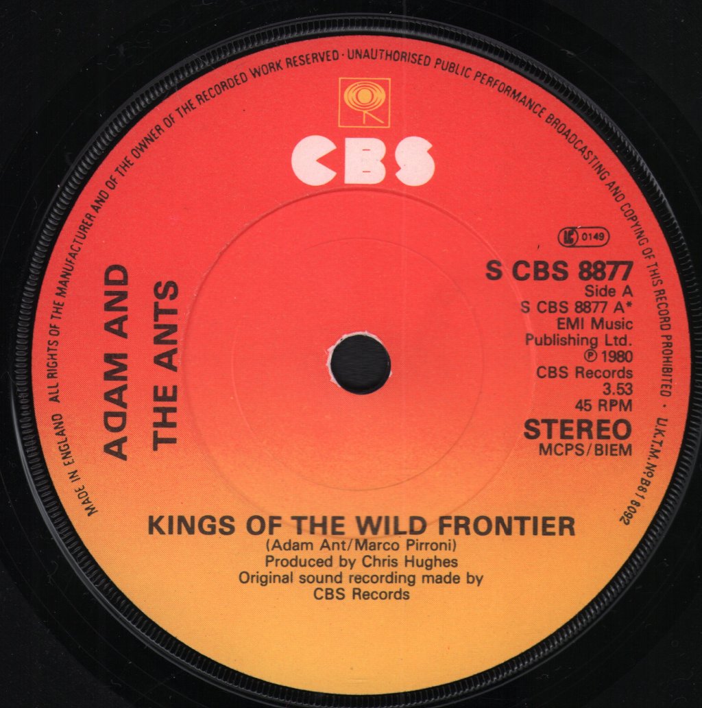 Adam And The Ants - Kings Of The Wild Frontier - 7 Inch