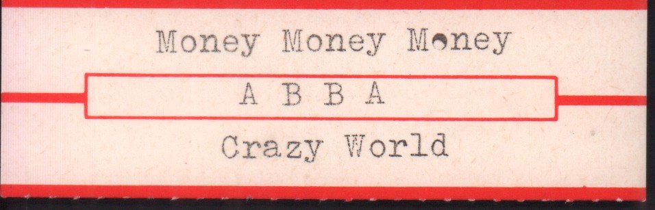 ABBA - Money Money Money - 7 Inch