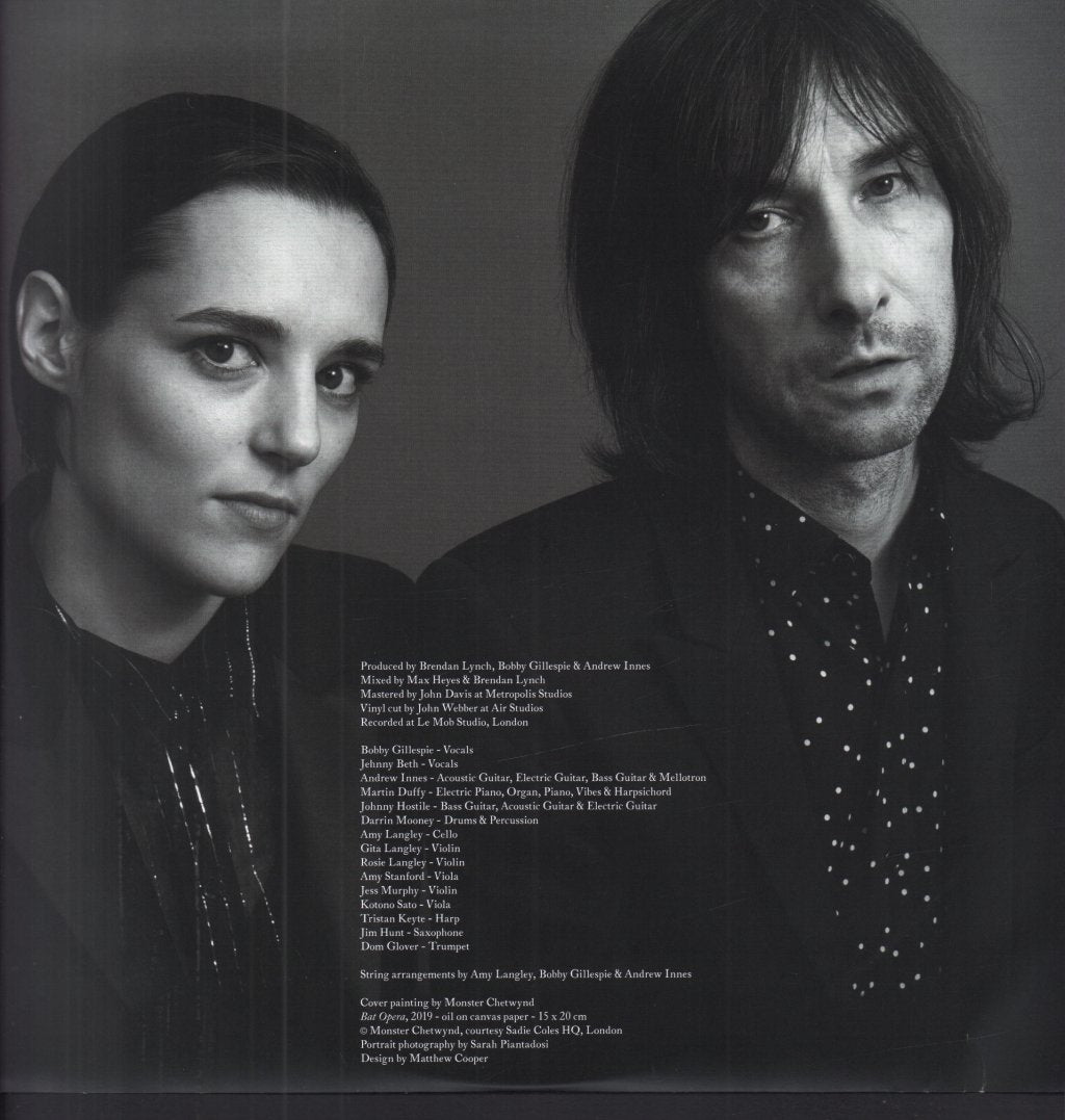 Bobby Gillespie & Jehnny Beth - Utopian Ashes - Lp