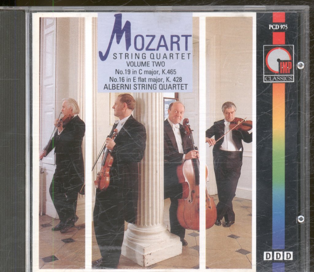 Alberni Quartet - Mozart String Quartets No.19 &16 - Volume Two - Cd