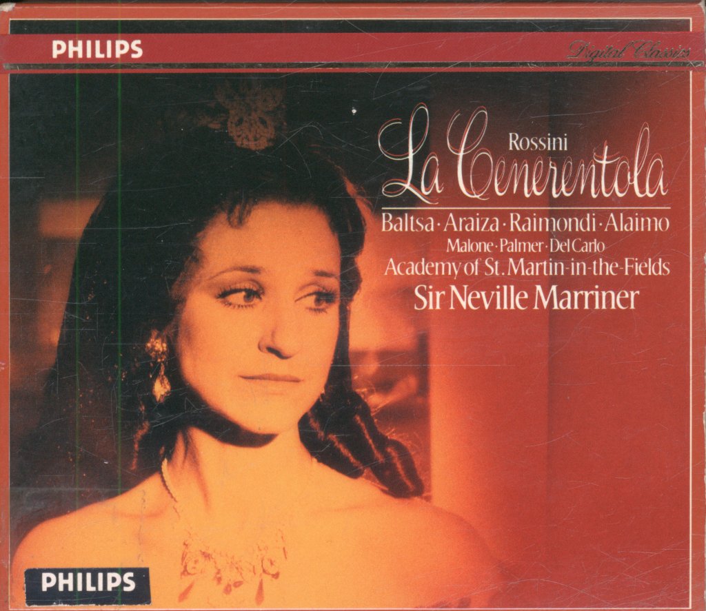 Academy Of St. Martin-in-the-Fields, Sir Neville Marriner - Rossini - La Cenerentola - Triple Cd