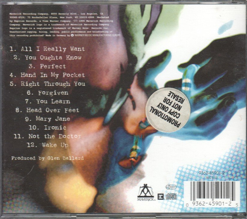 Alanis Morissette - Jagged Little Pill - Cd