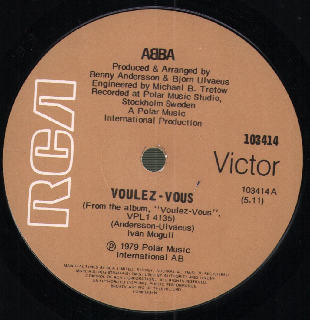 ABBA - Voulez-Vous / Angeleyes - 7 Inch