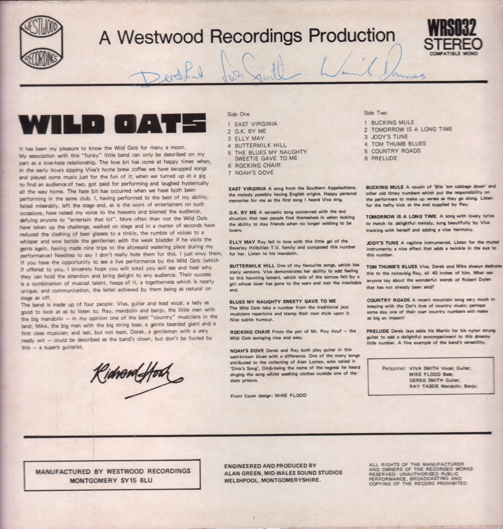 Wild Oats - Wild Oats - Lp