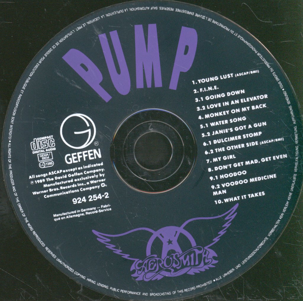 Aerosmith - Pump - Cd