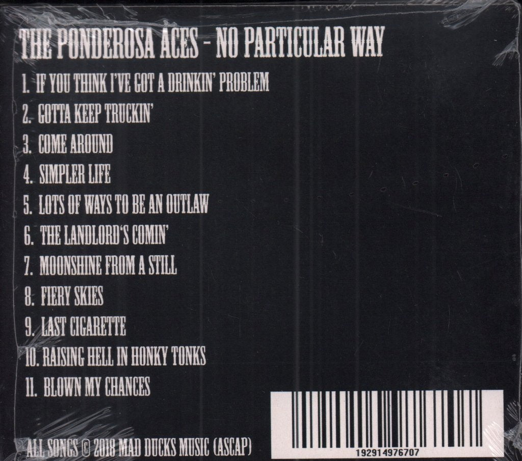 ponderosa aces - no particular way - Cd