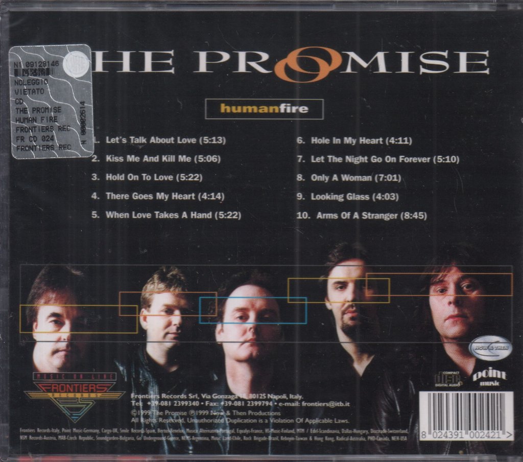 Promise (Rock/Metal Group) - Human Fire - Cd