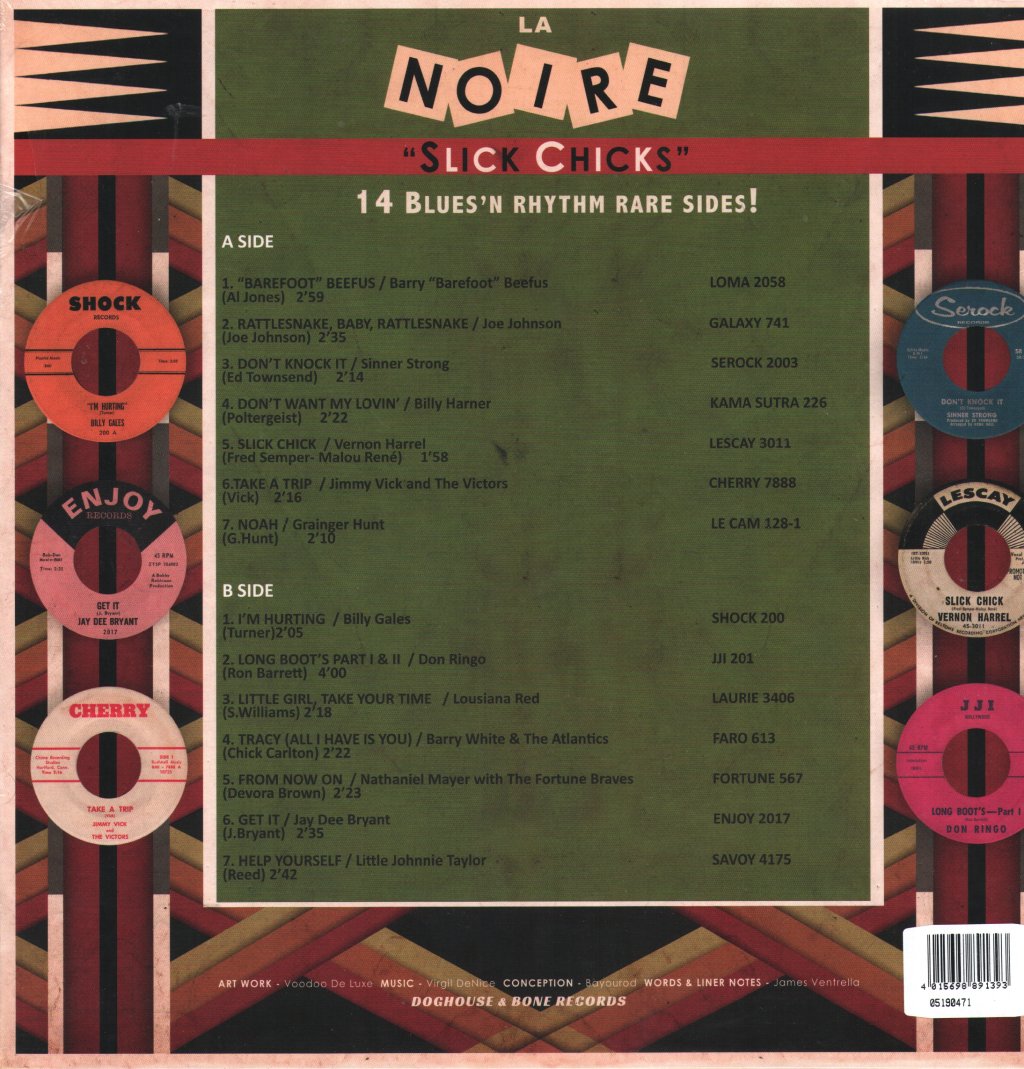 Various Artists - La Noire Vol.8: Slick Chicks - Lp