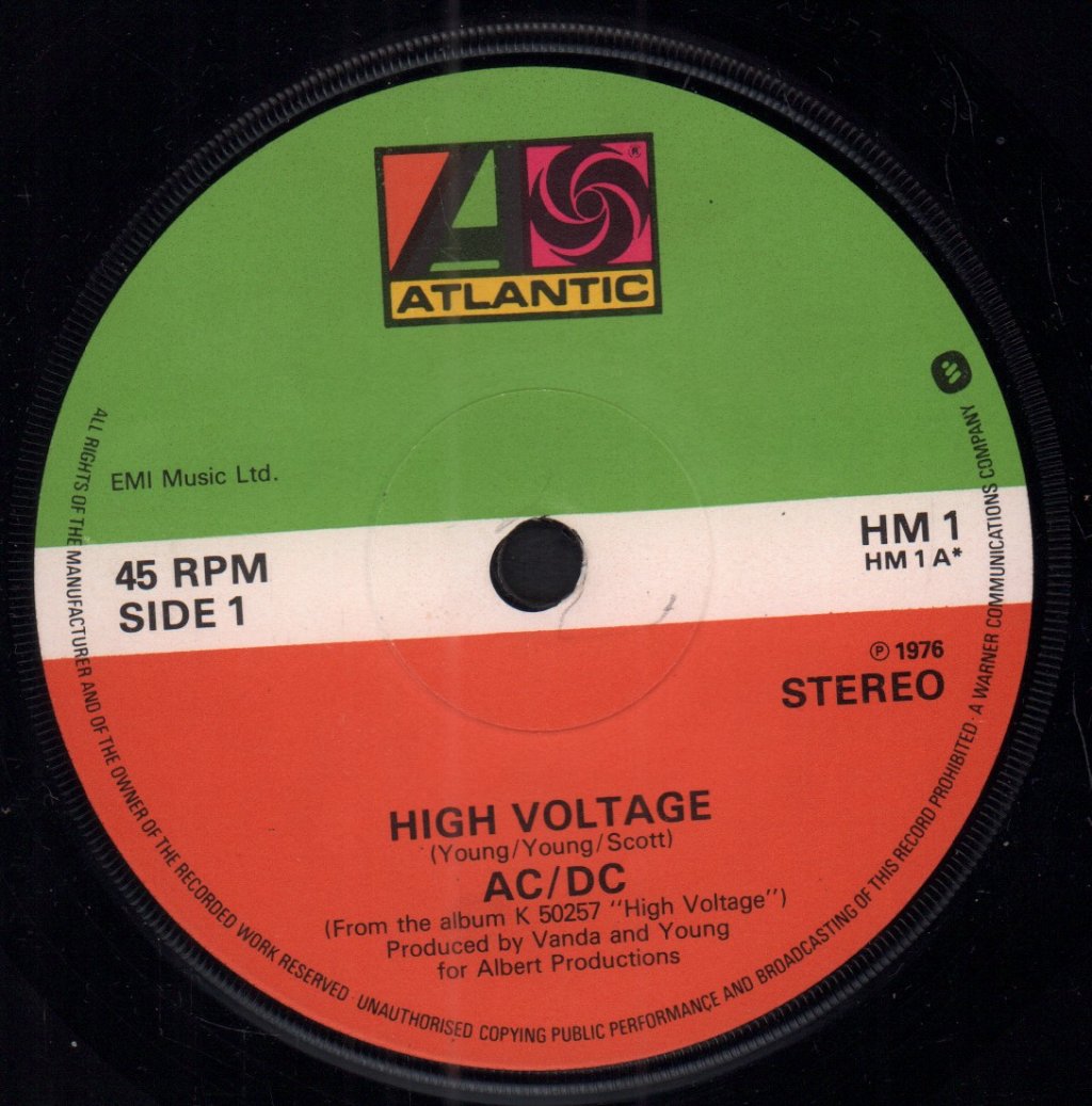 AC/DC - High Voltage - 7 Inch