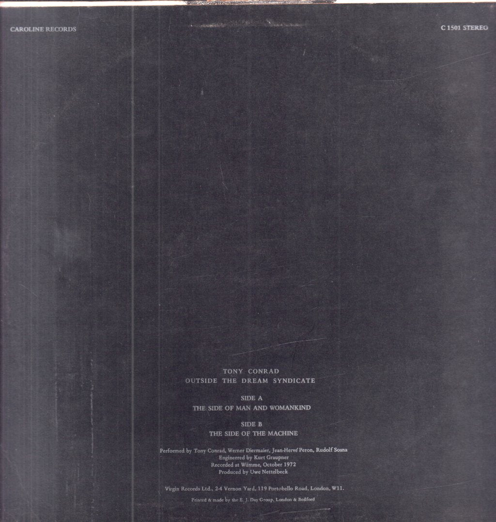 Tony Conrad with faust - Outside The Dream Syndicate - Lp