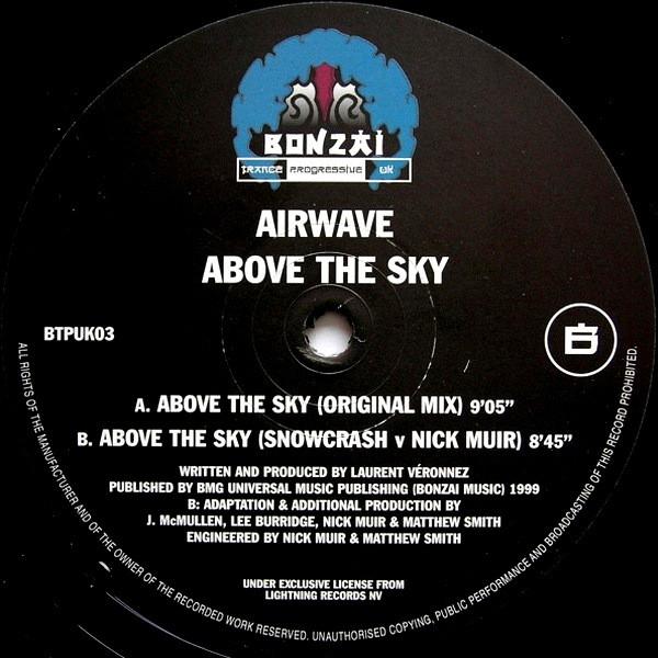 Airwave - Above The Sky - 12 Inch