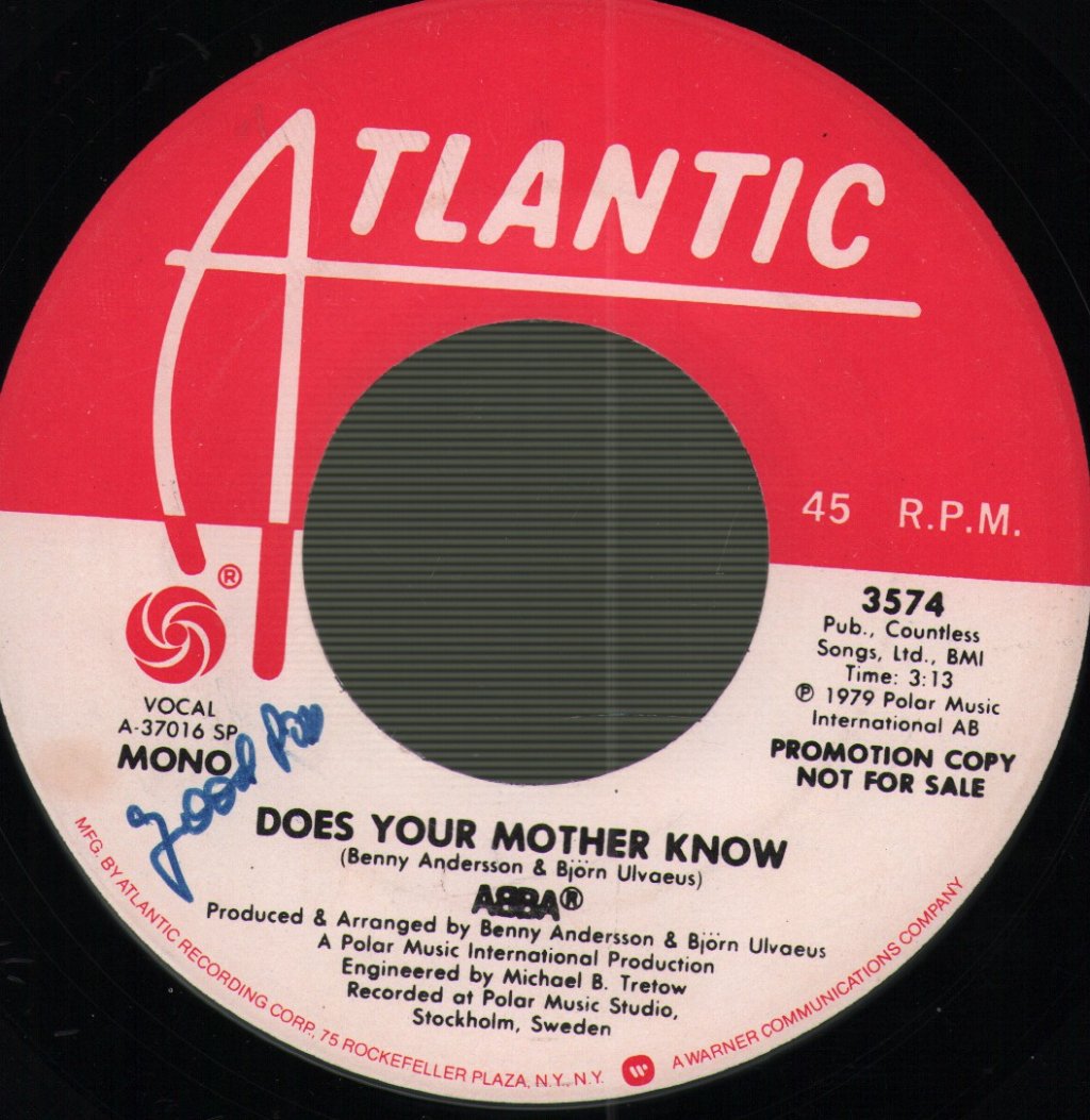 ABBA - Does Your Mother Know - 7 Inch