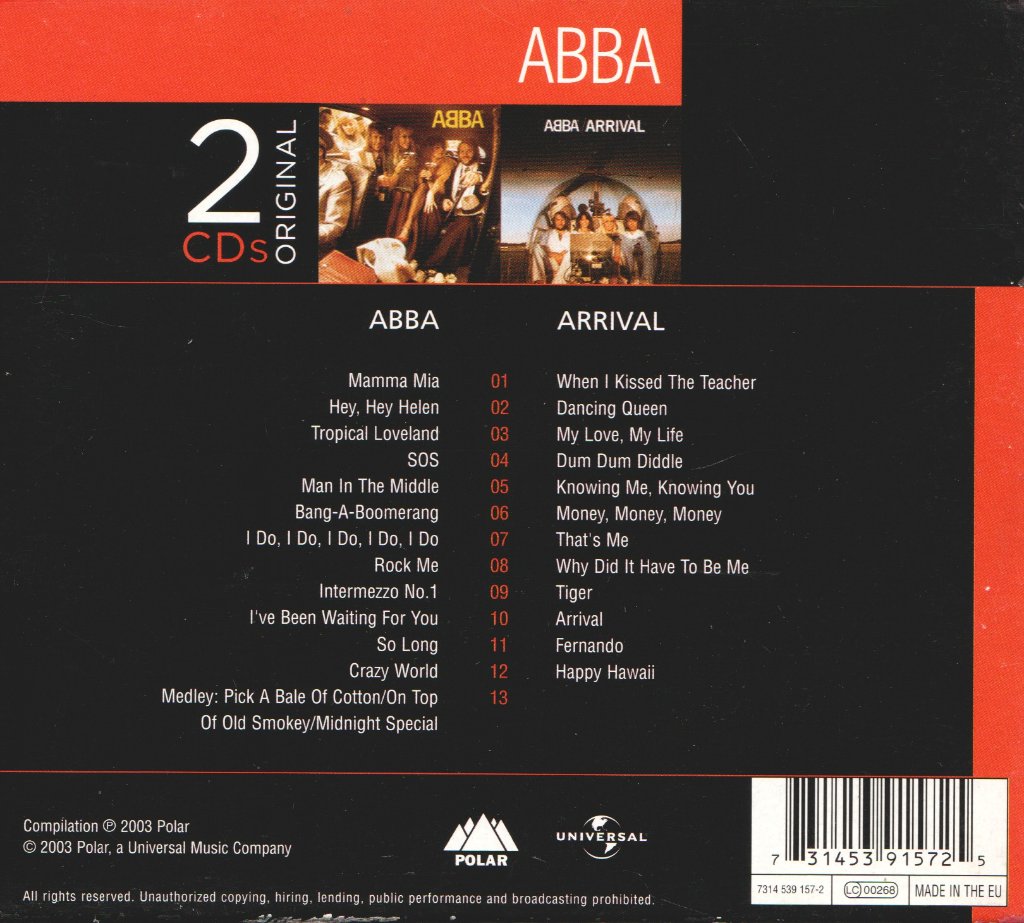 ABBA - ABBA / Arrival - Double Cd