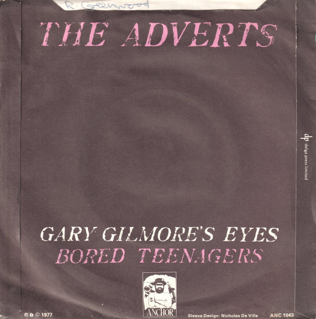 Adverts - Gary Gilmore's Eyes - 7 Inch