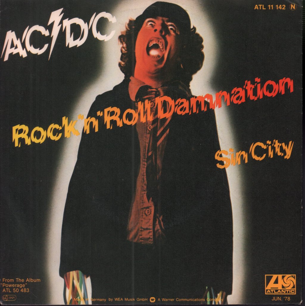 AC/DC - Rock 'N' Roll Damnation - 7 Inch