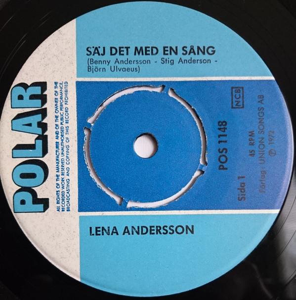 Lena Andersson - Saj Det Med En Sang / Cecilia - 7 Inch